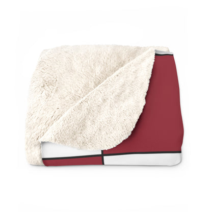 Latvia Retro Check Blanket Throw