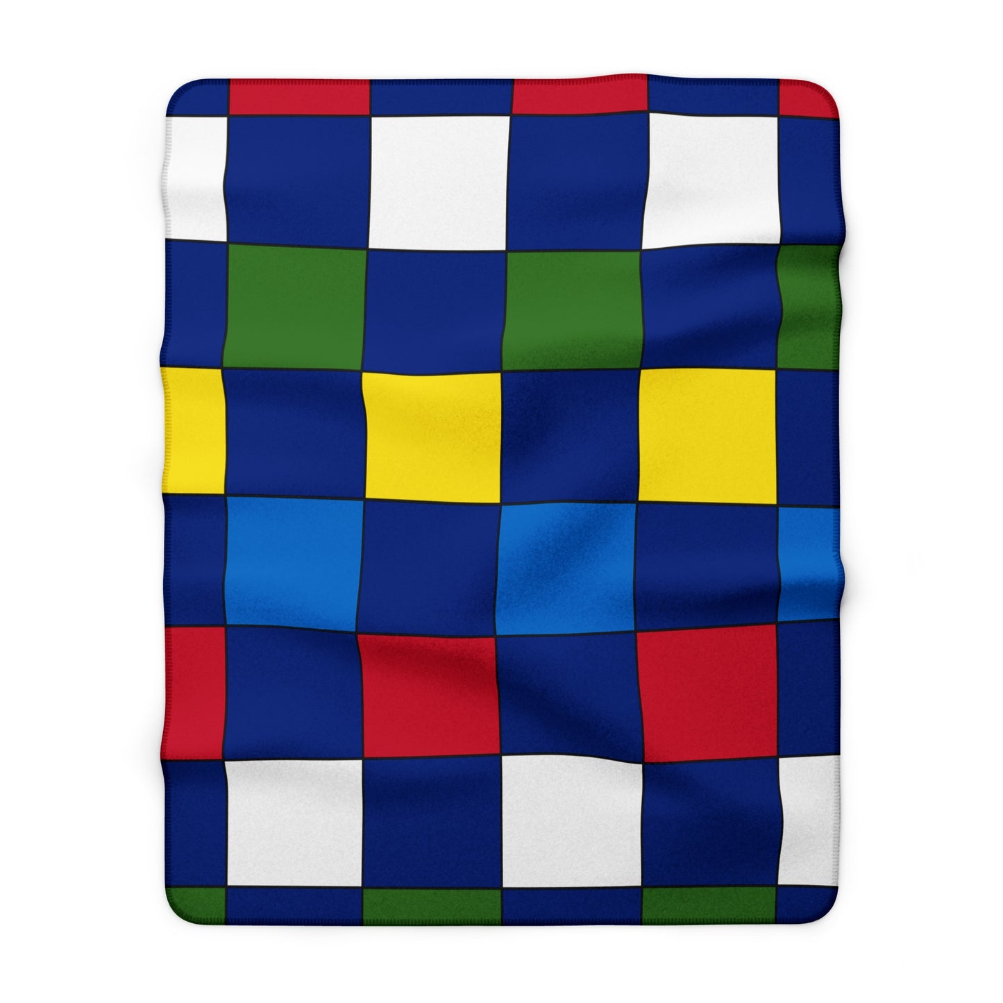 Pitcairn Retro Check Blanket Throw