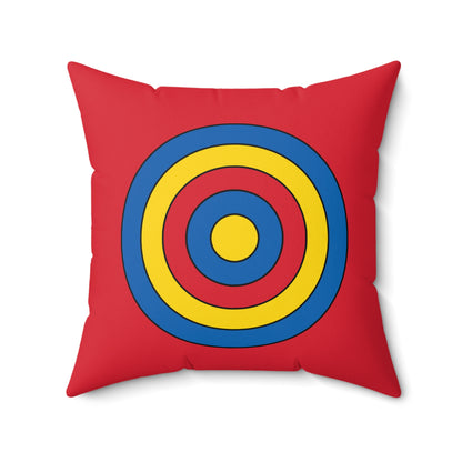 Mongolia Retro Target Cushion Pillow