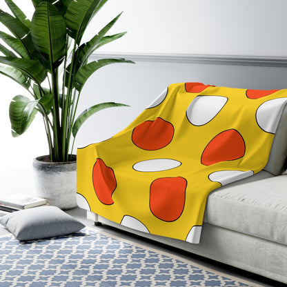 Bhutan Retro Polka Dots Blanket Throw