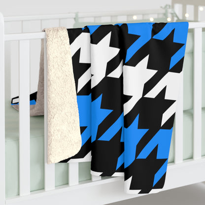 Estonia Retro Houndstooth Blanket Throw