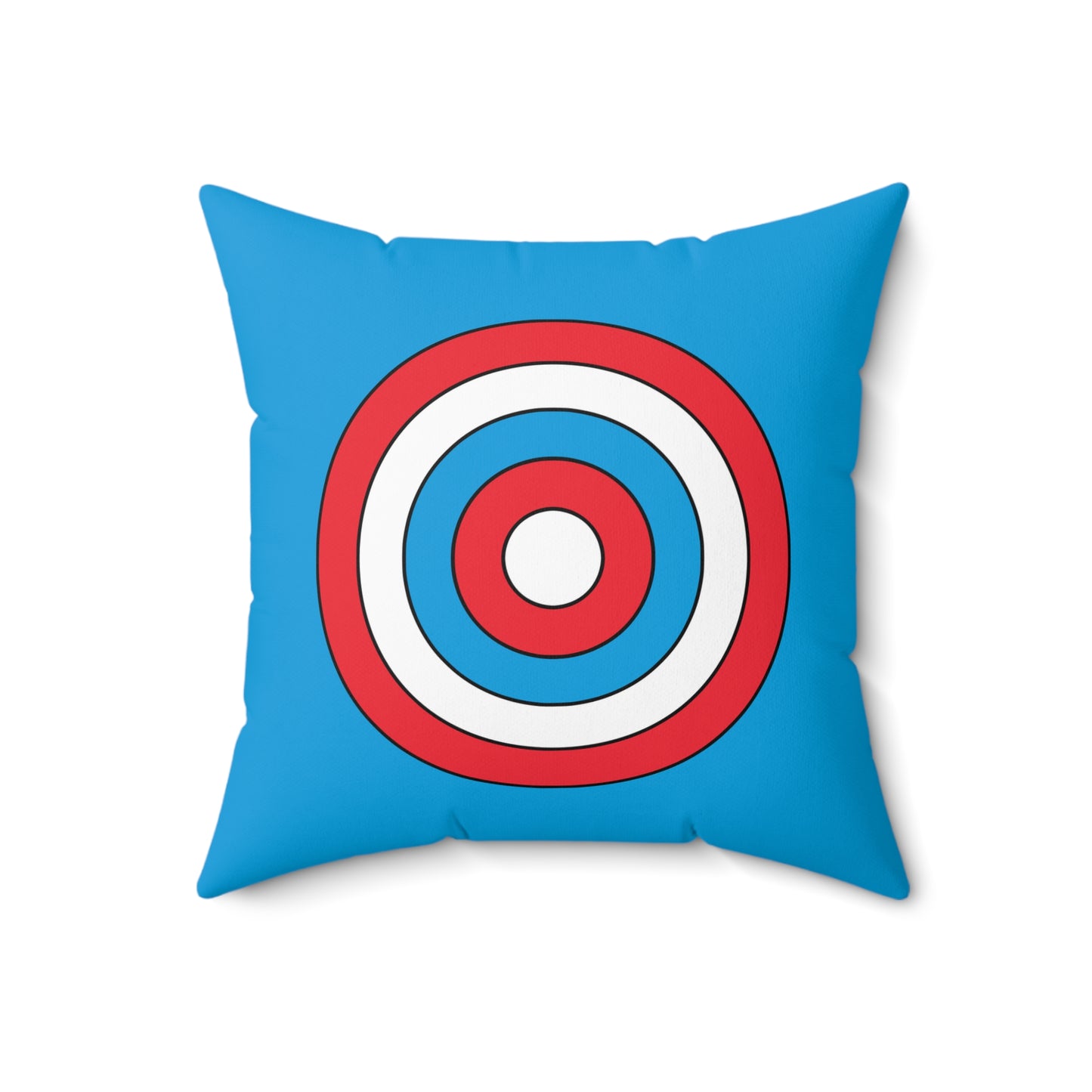 Luxembourg Retro Target Cushion Pillow