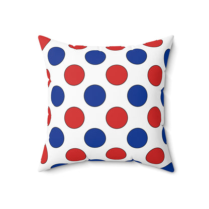 Faroe Islands Retro Polka Dots Cushion Pillow