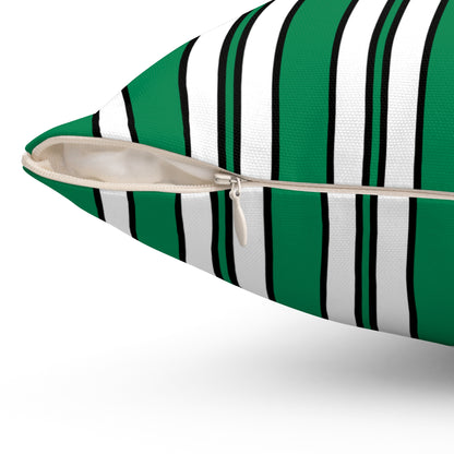 Nigeria Retro Stripes Cushion Pillow
