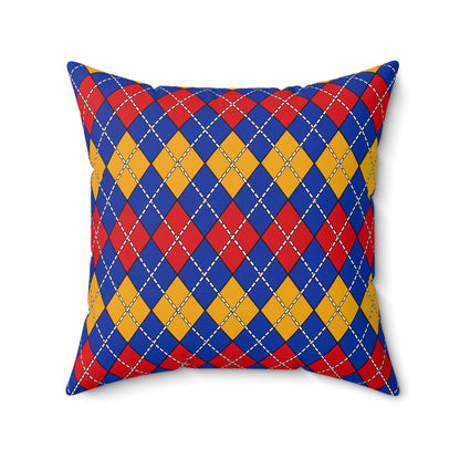 Armenia Retro Argyle Cushion Pillow