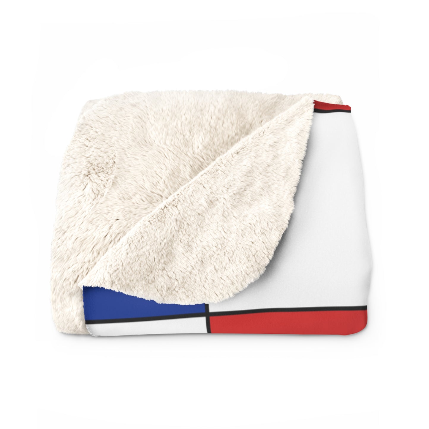Faroe Islands Retro Check Blanket Throw