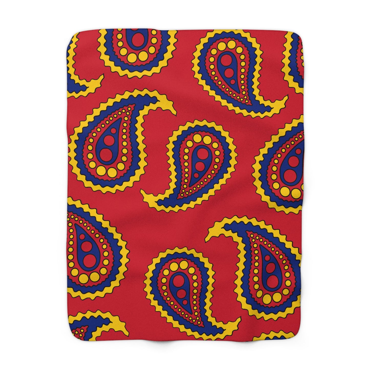 Venezuela Retro Paisley Blanket Throw