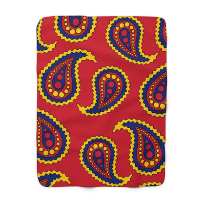 Venezuela Retro Paisley Blanket Throw