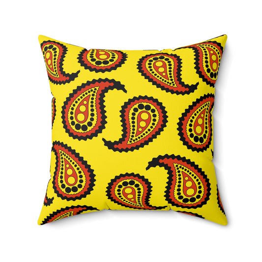 Uganda Retro Paisley Cushion Pillow
