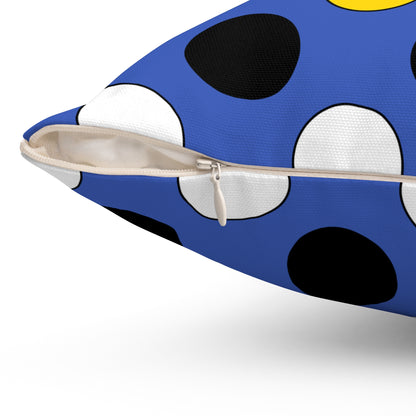 Eswatini Retro Polka Dots Cushion Pillow