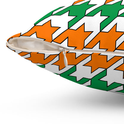 Ireland Retro Houndstooth Cushion Pillow