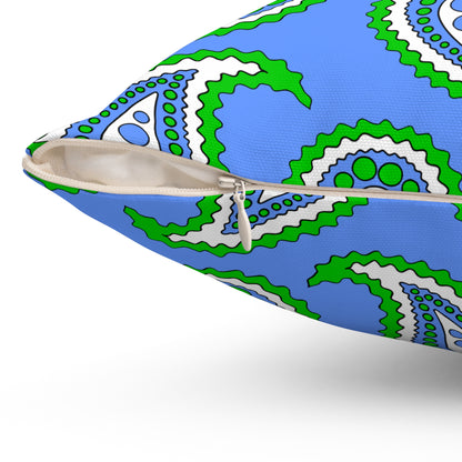 Djibouti Retro Paisley Cushion Pillow