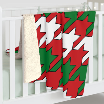 Belarus Retro Houndstooth Blanket Throw