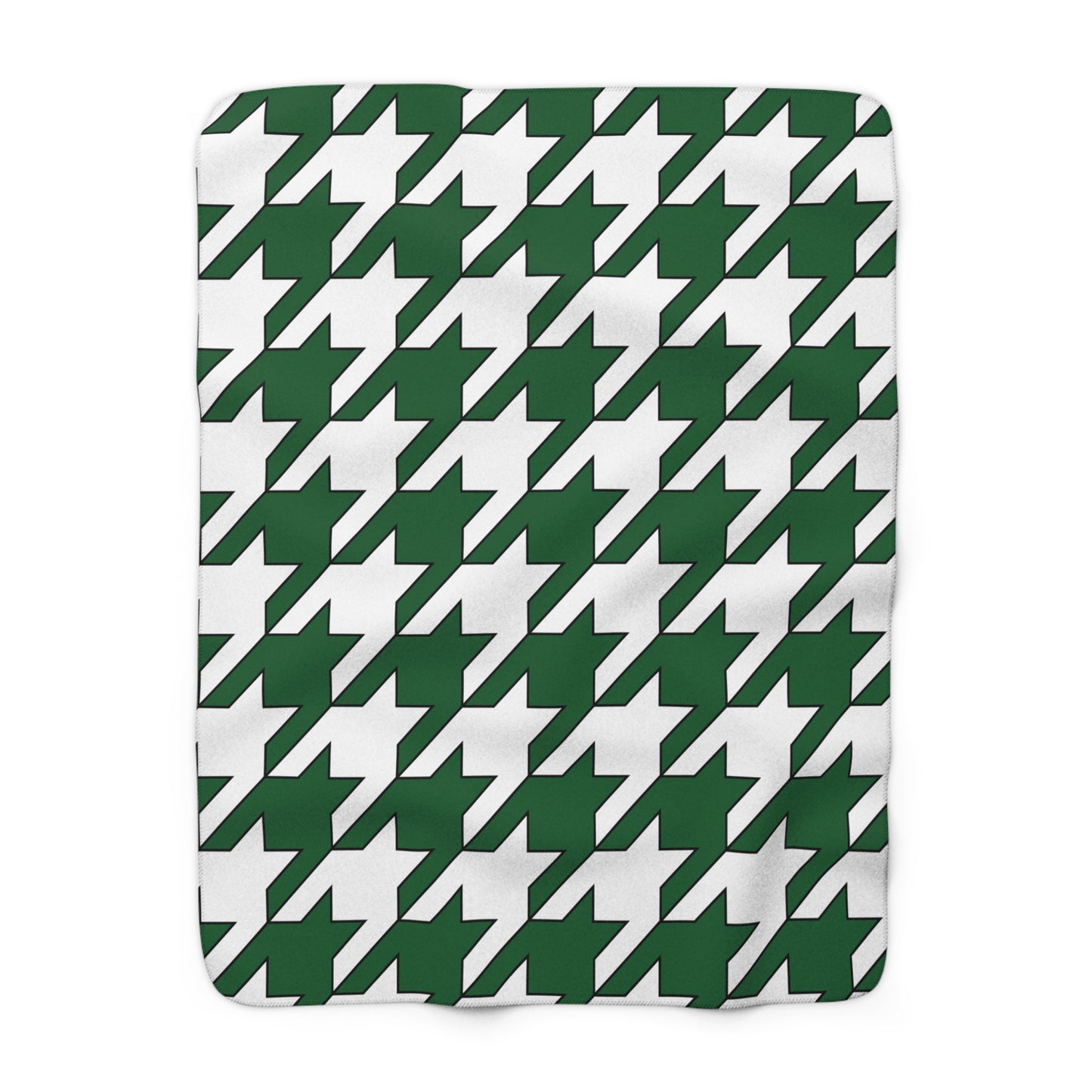 Saudi Arabia Retro Houndstooth Blanket Throw