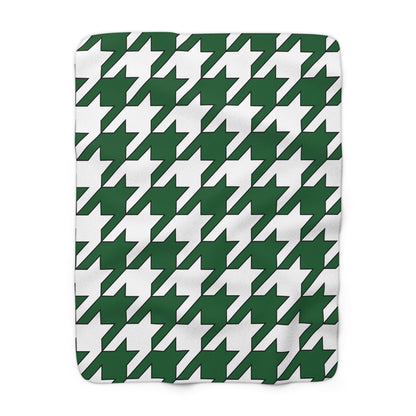Saudi Arabia Retro Houndstooth Blanket Throw