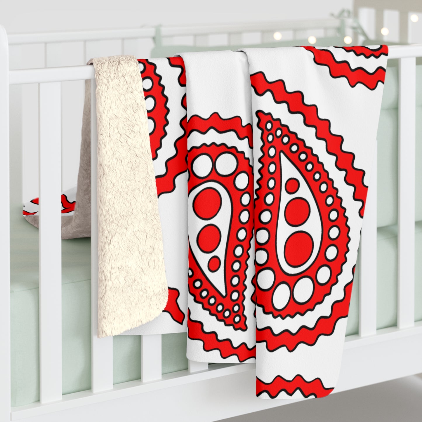Georgia Retro Paisley Blanket Throw
