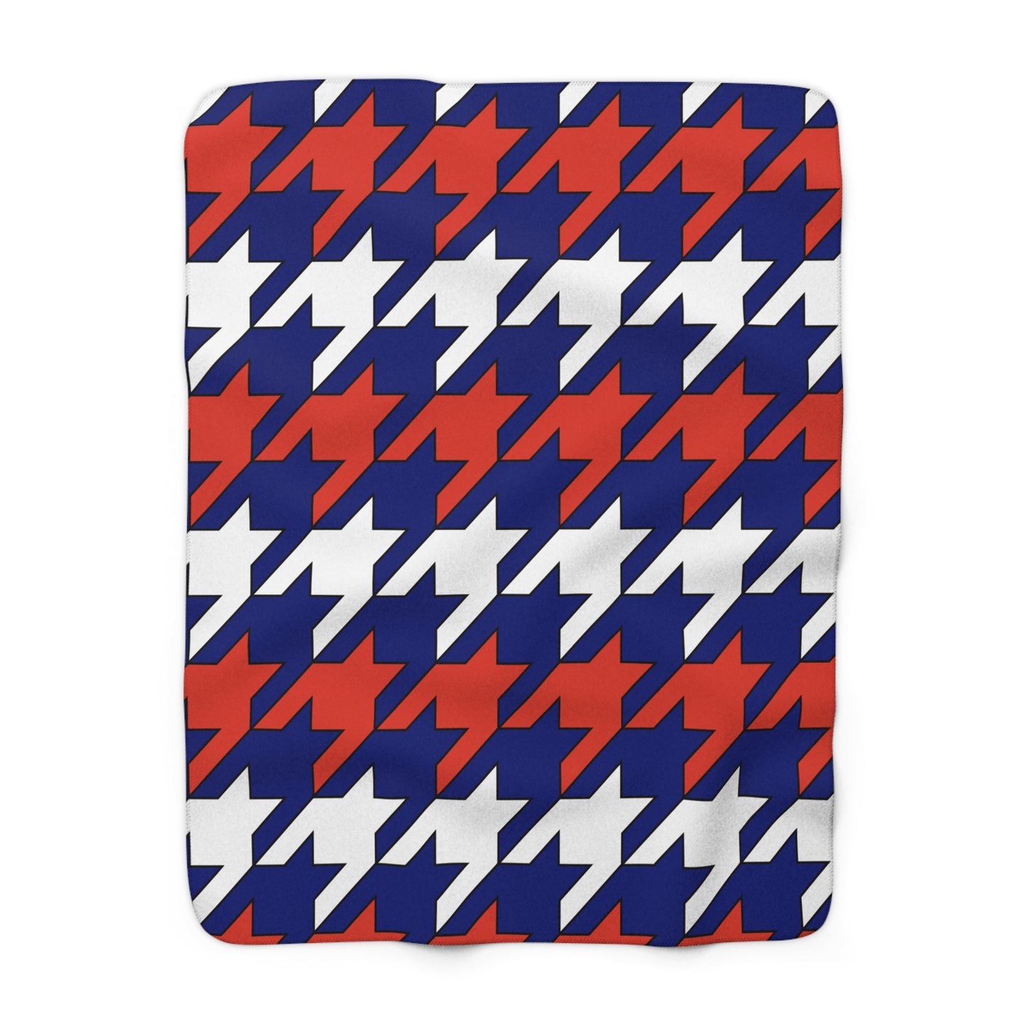 Cabo Verde Retro Houndstooth Blanket Throw