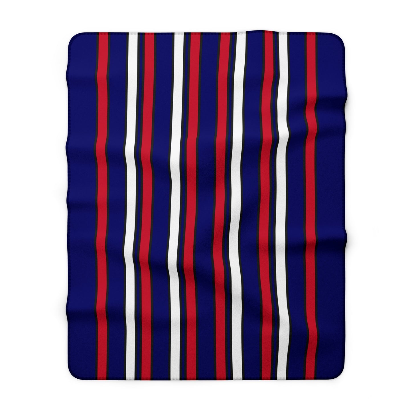 South Georgia And The South Sandwich Islands Retro Stripes Blanket Throw
