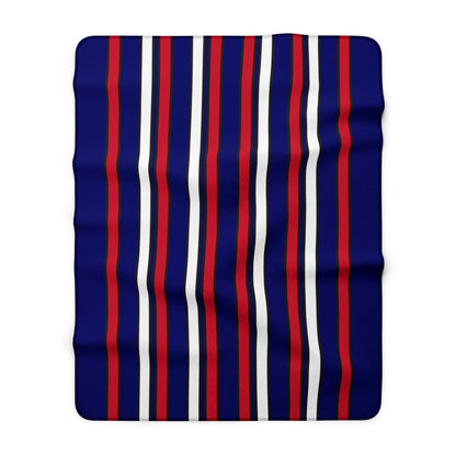 South Georgia And The South Sandwich Islands Retro Stripes Blanket Throw