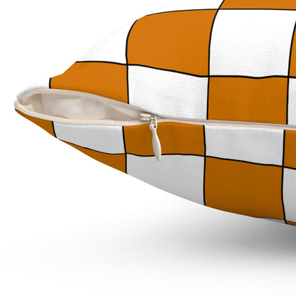 Cyprus Retro Check Cushion Pillow