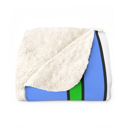 Djibouti Retro Stripes Blanket Throw