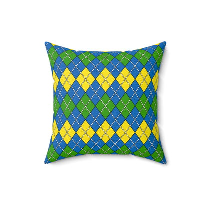 Gabon Retro Argyle Cushion Pillow