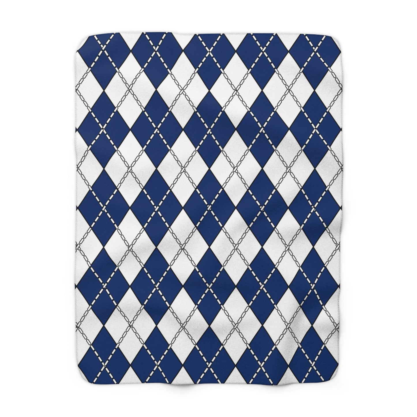 Finland Retro Argyle Blanket Throw