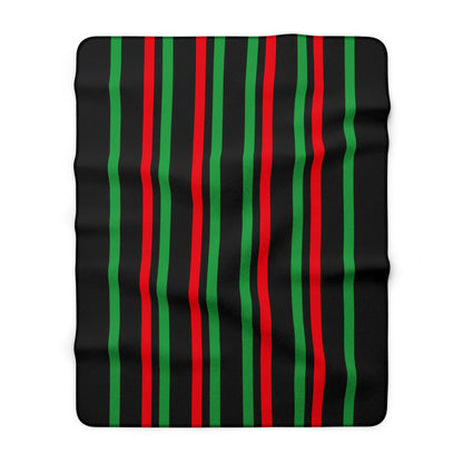 Libya Retro Stripes Blanket Throw