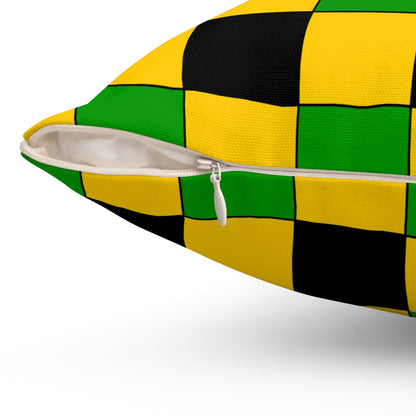 Jamaica Retro Check Cushion Pillow