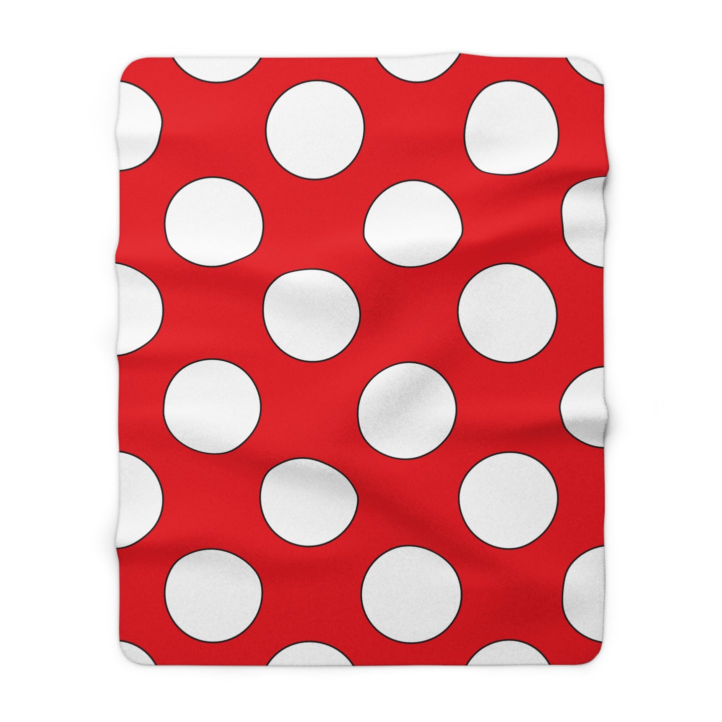 Tunisia Retro Polka Dots Blanket Throw