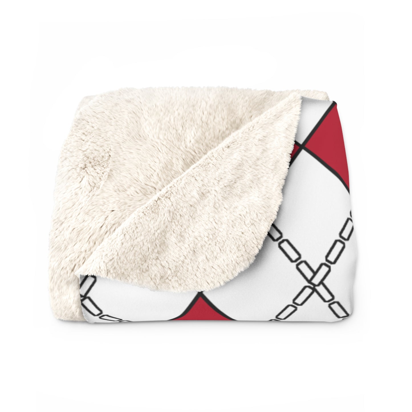 Japan Retro Argyle Blanket Throw