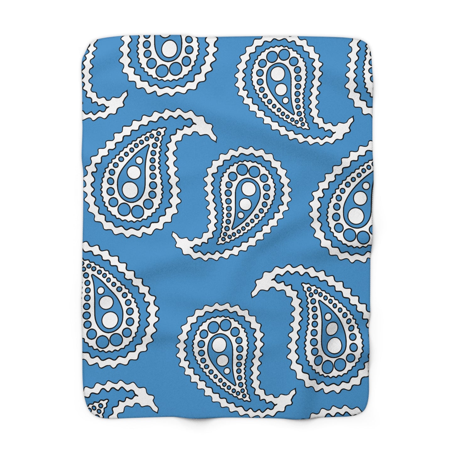 Guatemala Retro Paisley Blanket Throw