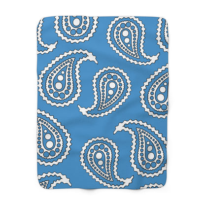 Guatemala Retro Paisley Blanket Throw