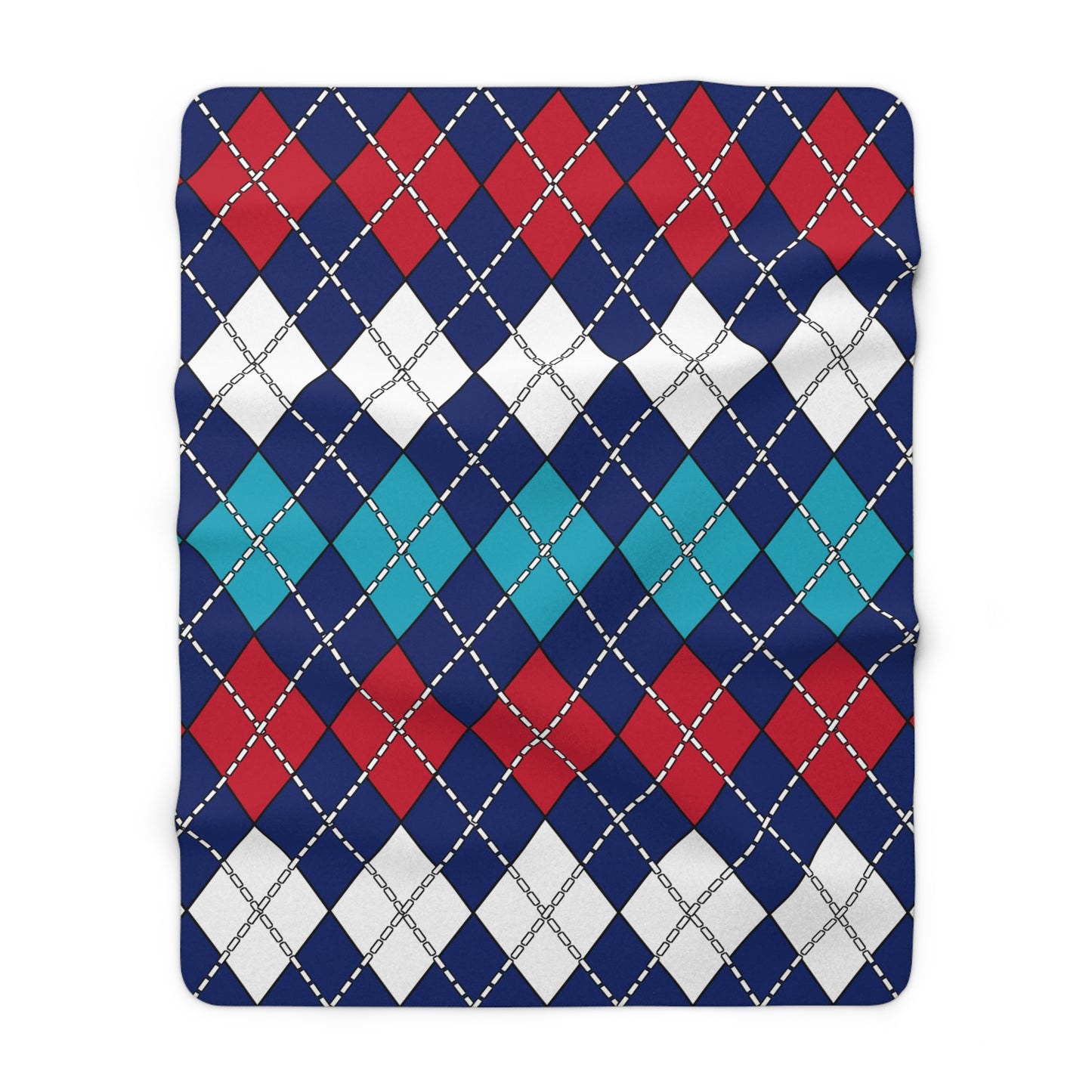 Montserrat Retro Argyle Blanket Throw
