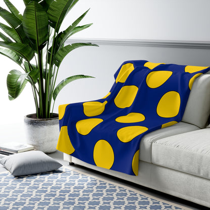 Tokelau Retro Polka Dots Blanket Throw