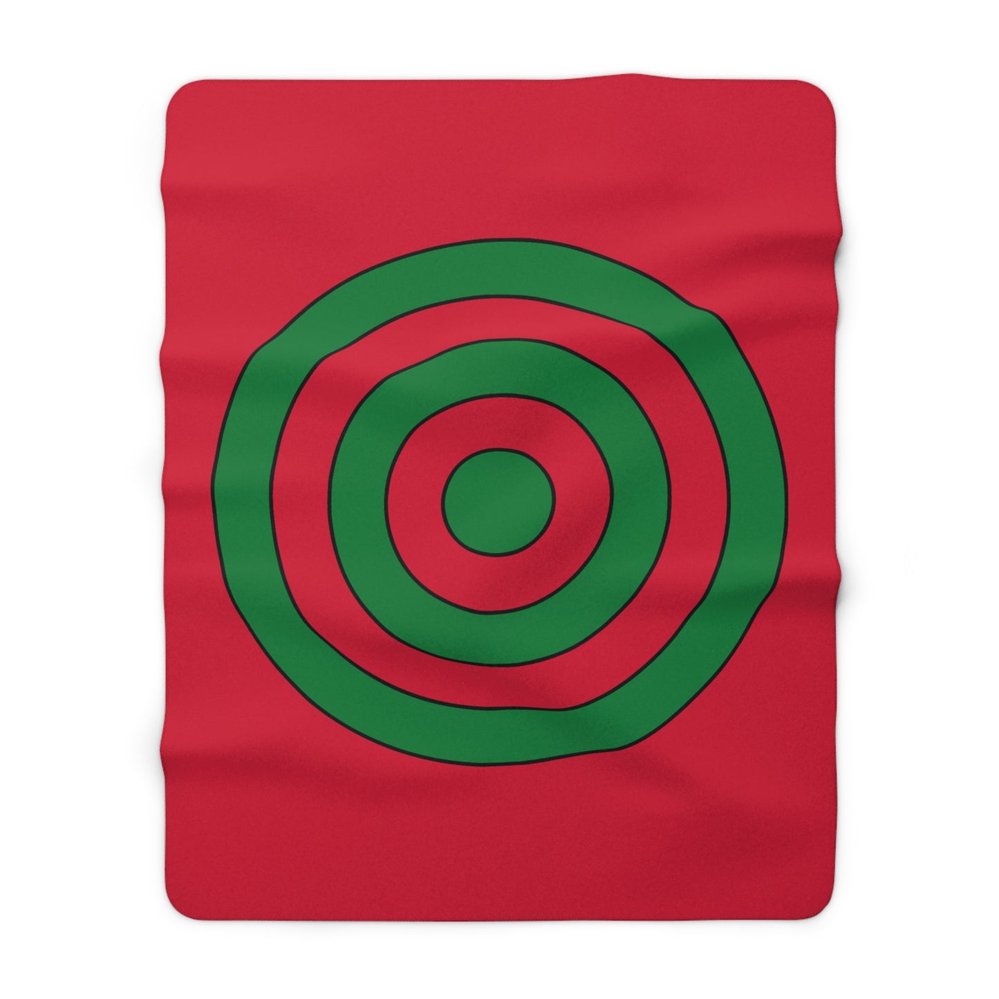 Maldives Retro Target Blanket Throw