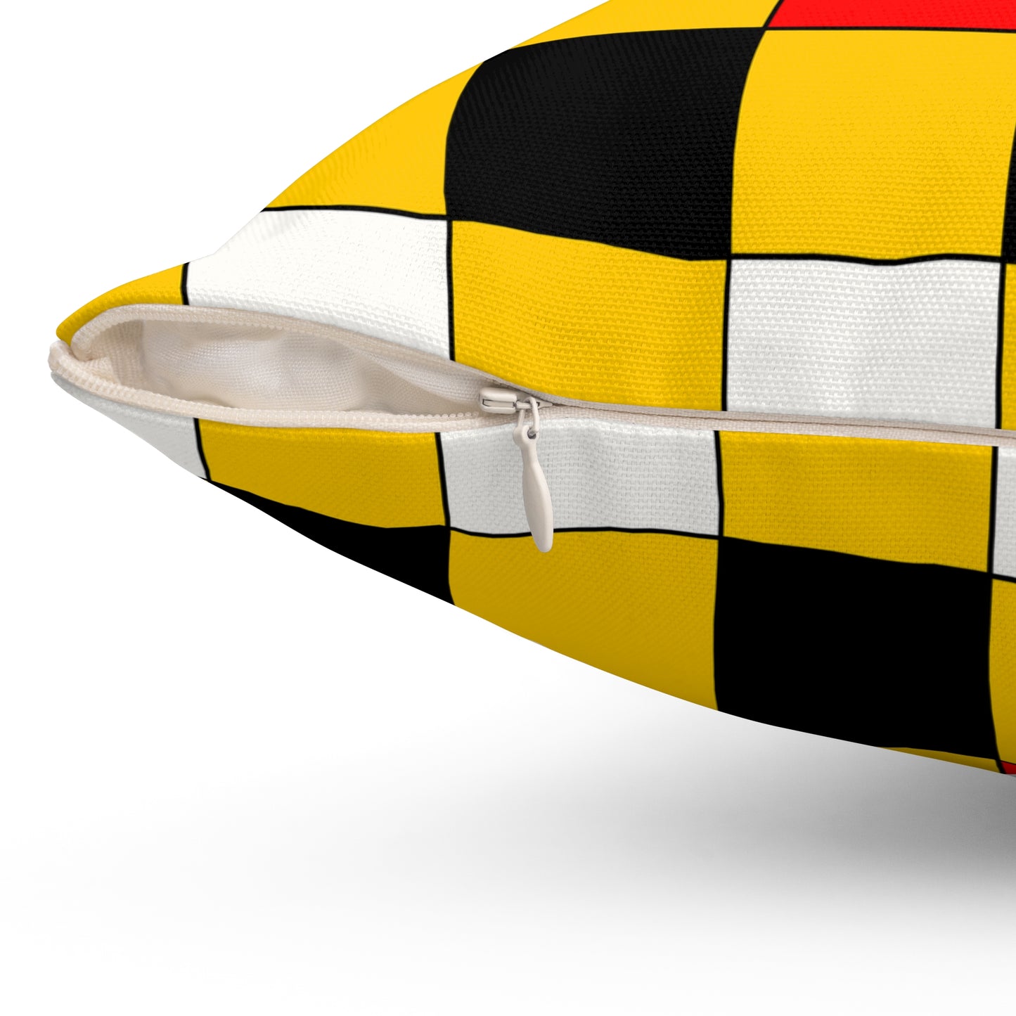 Mozambique Retro Check Cushion Pillow