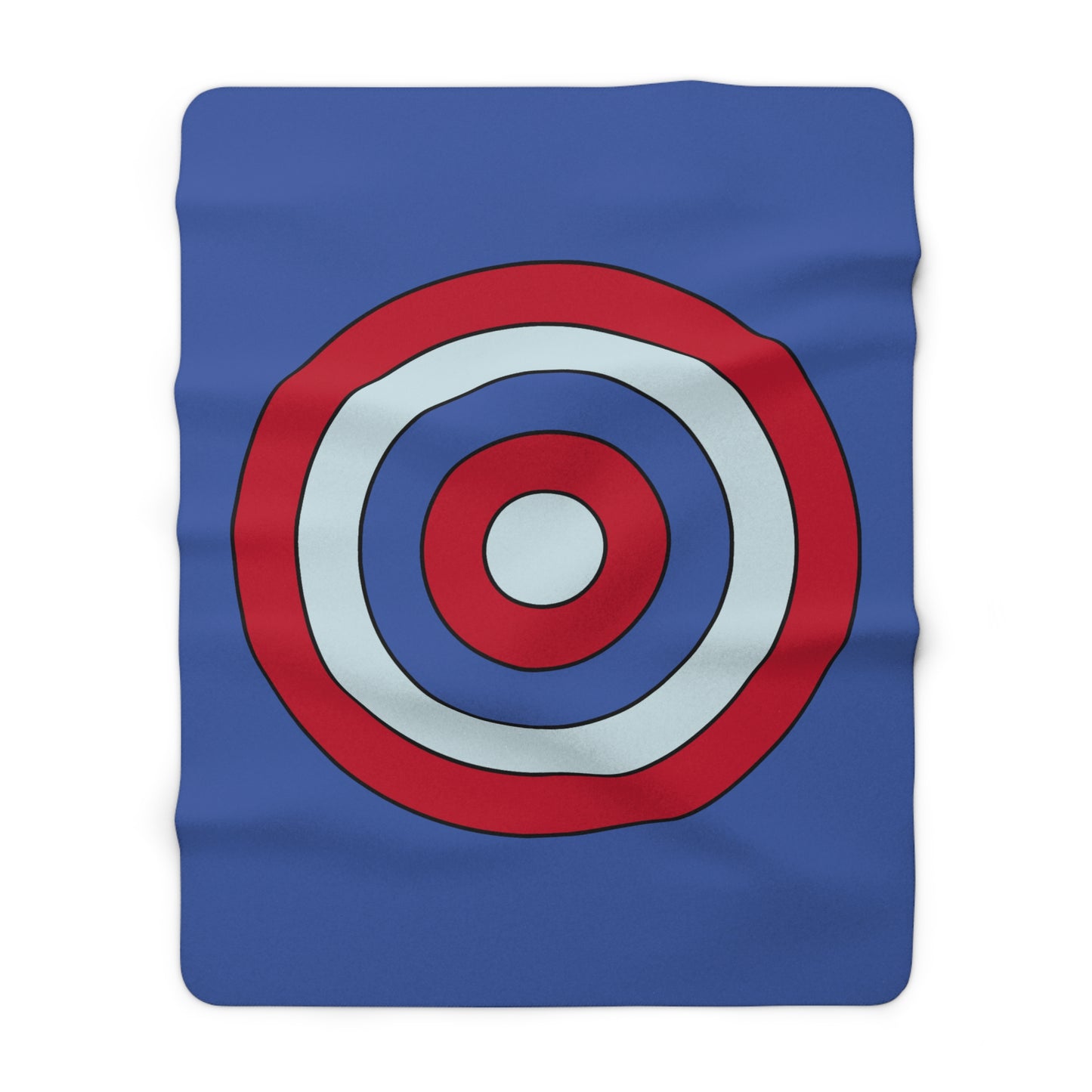 Guam Retro Target Blanket Throw