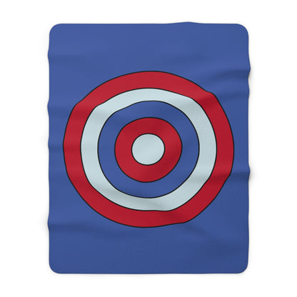 Guam Retro Target Blanket Throw