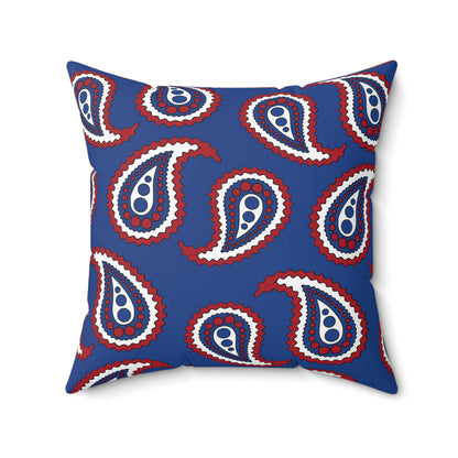 Caribbean Netherlands Retro Paisley Cushion Pillow