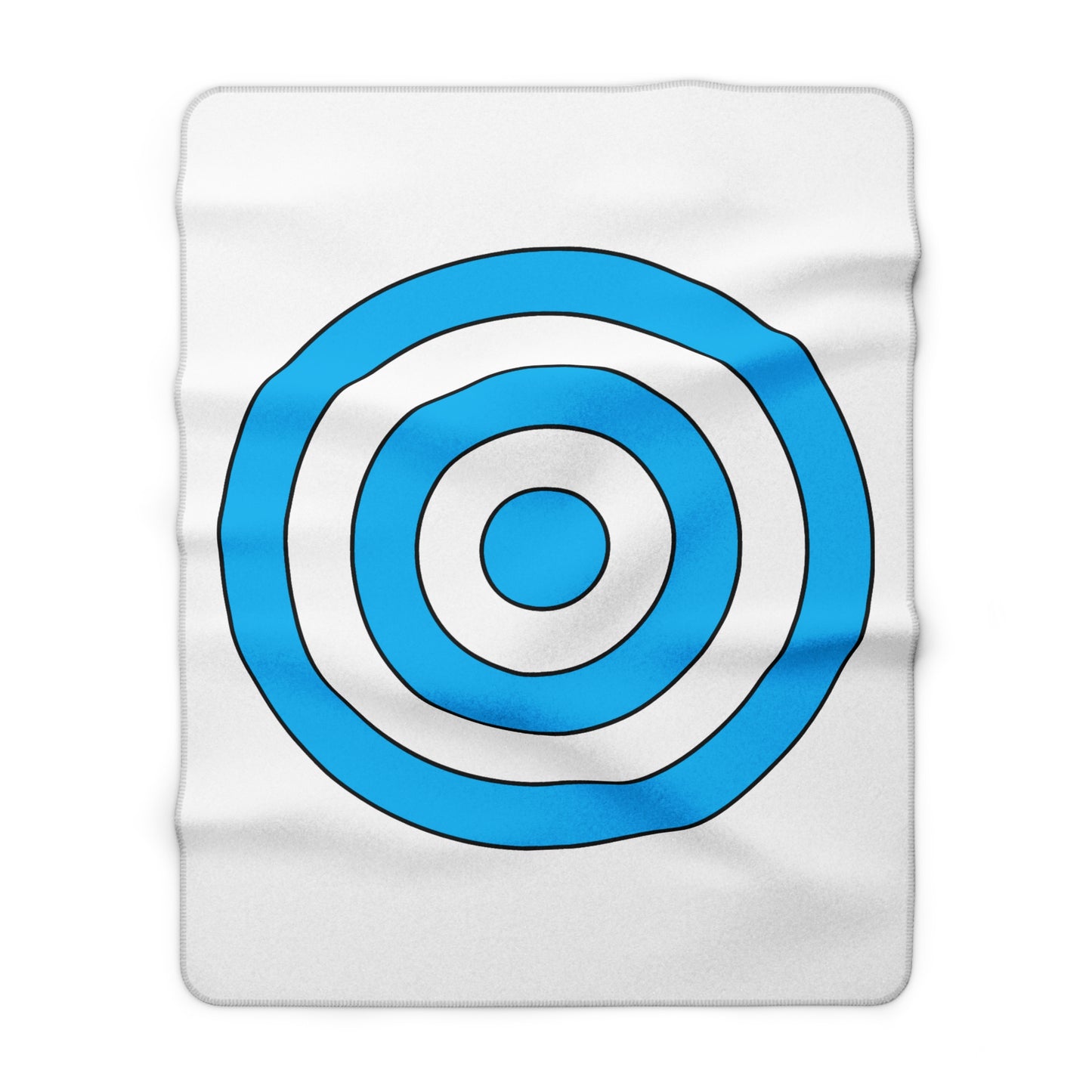 San Marino Retro Target Blanket Throw