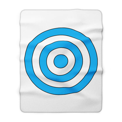 San Marino Retro Target Blanket Throw
