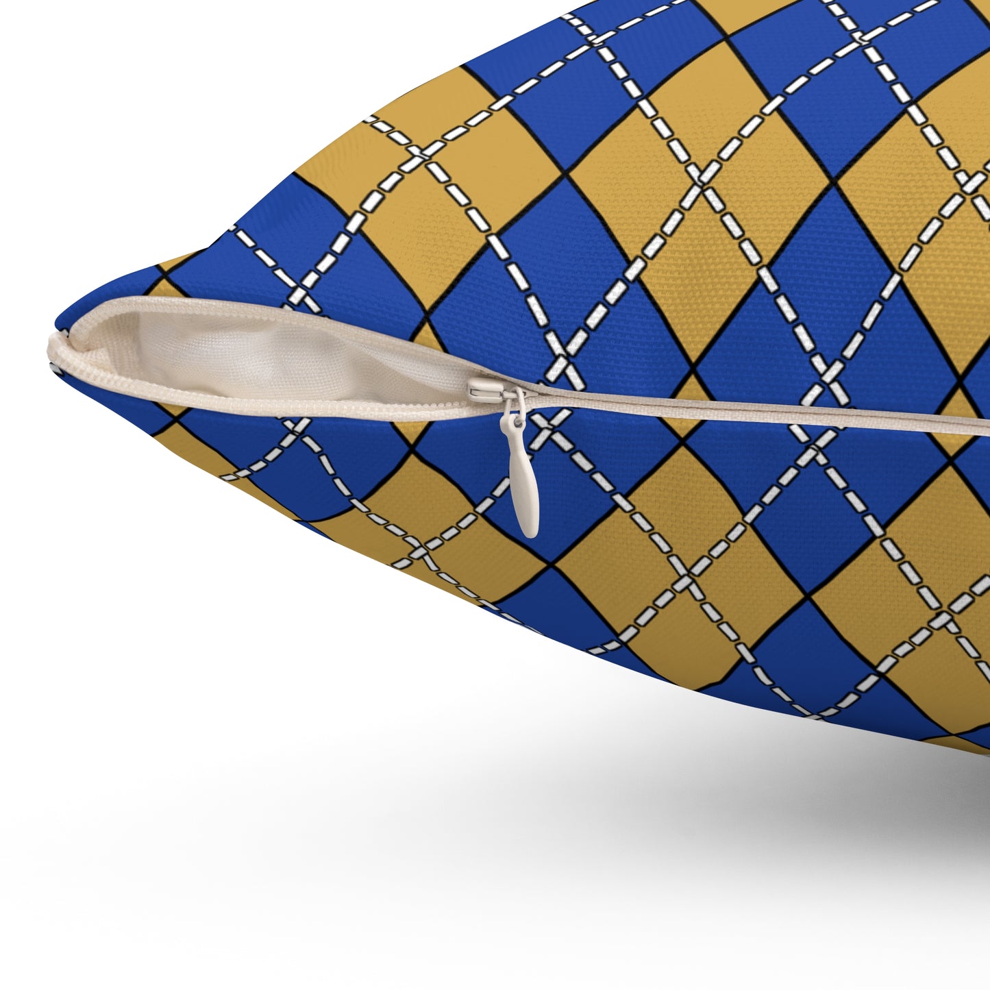 Kosovo Retro Argyle Cushion Pillow