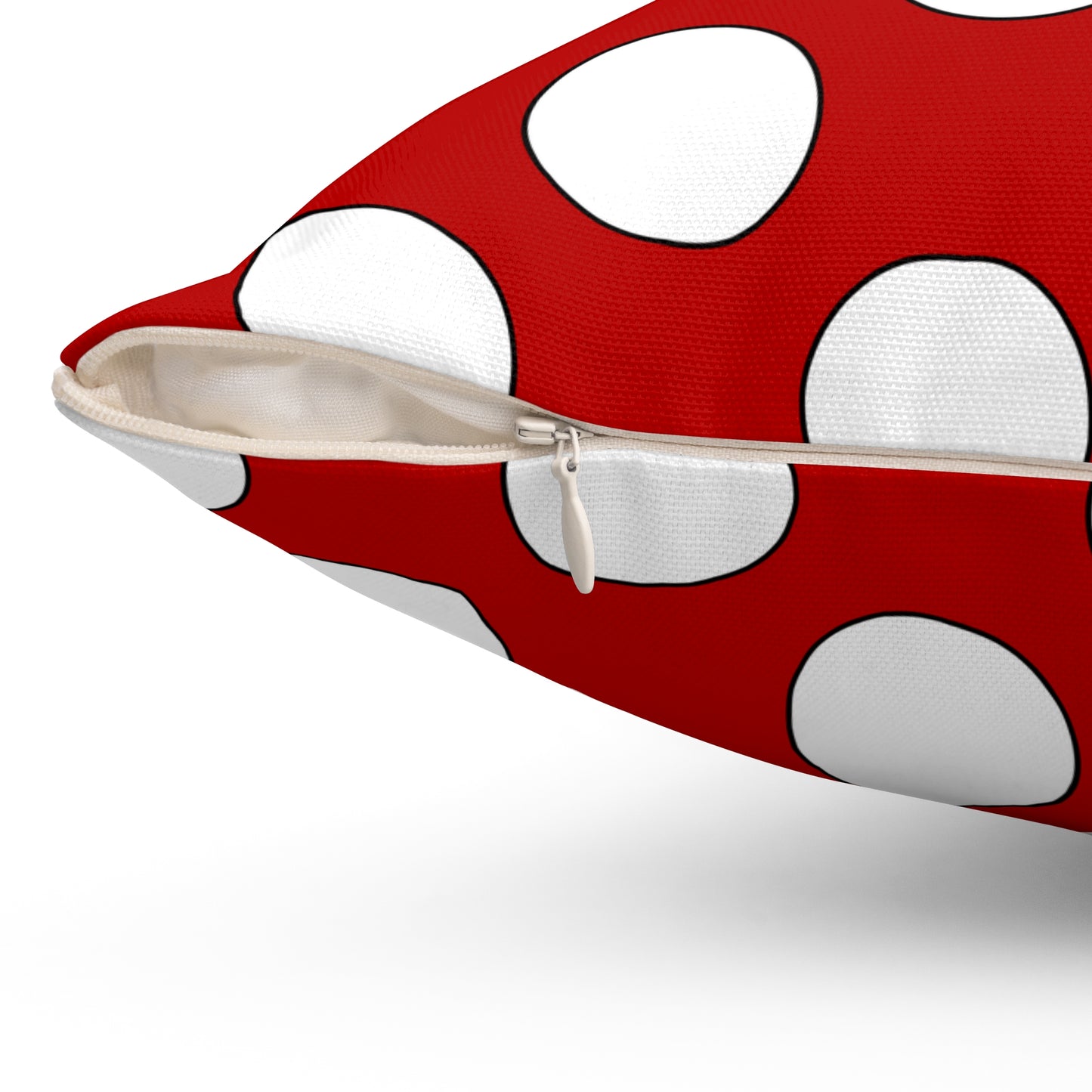 Isle Of Man Retro Polka Dots Cushion Pillow