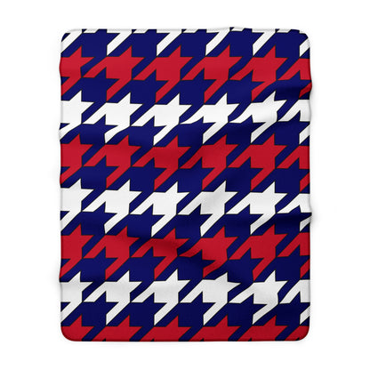 Cook Islands Retro Houndstooth Blanket Throw