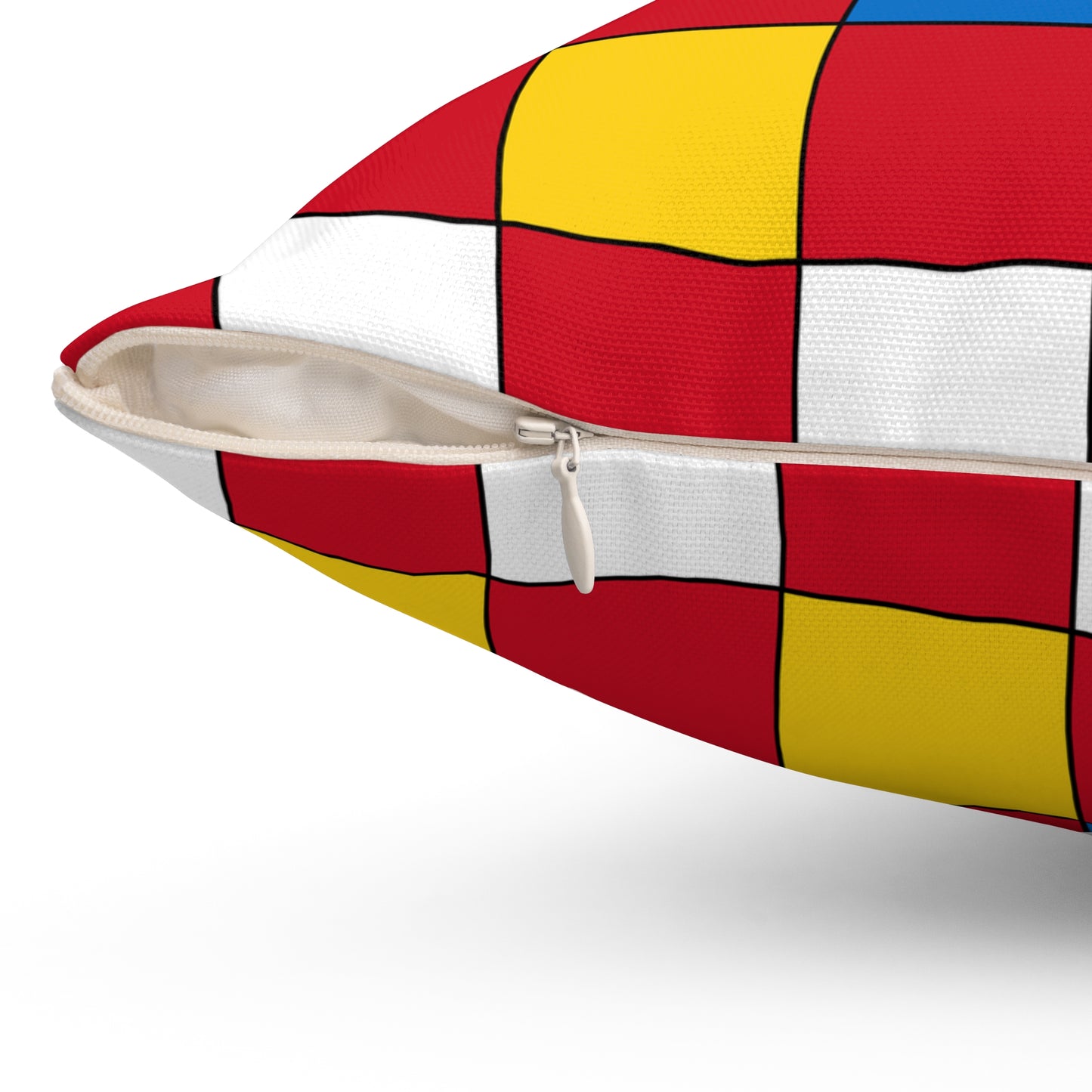 Antigua And Barbuda Retro Check Cushion Pillow