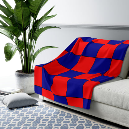 Taiwan Retro Check Blanket Throw