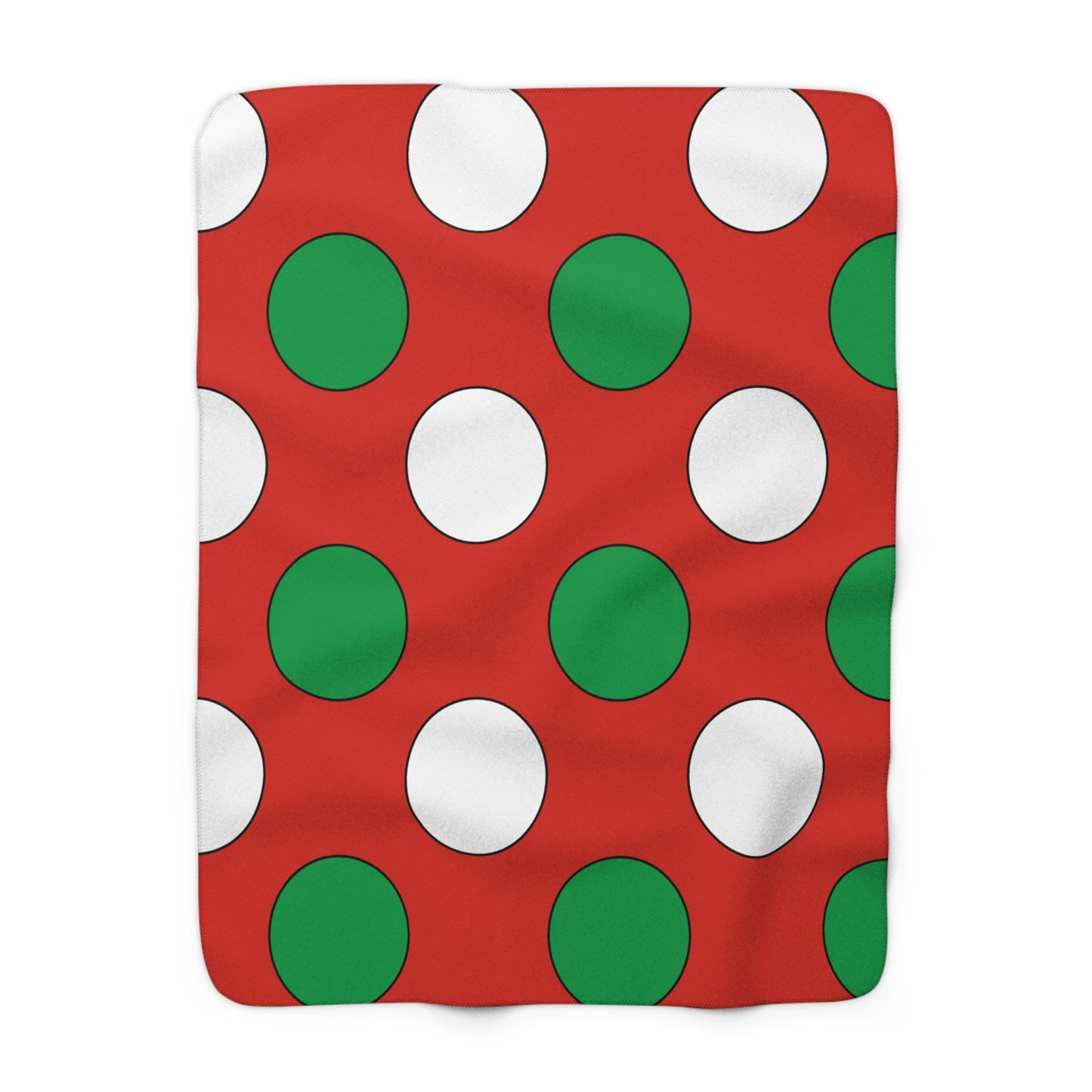 Pais Vasco Retro Polka Dots Blanket Throw