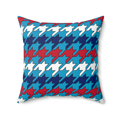 Tuvalu Retro Houndstooth Cushion Pillow