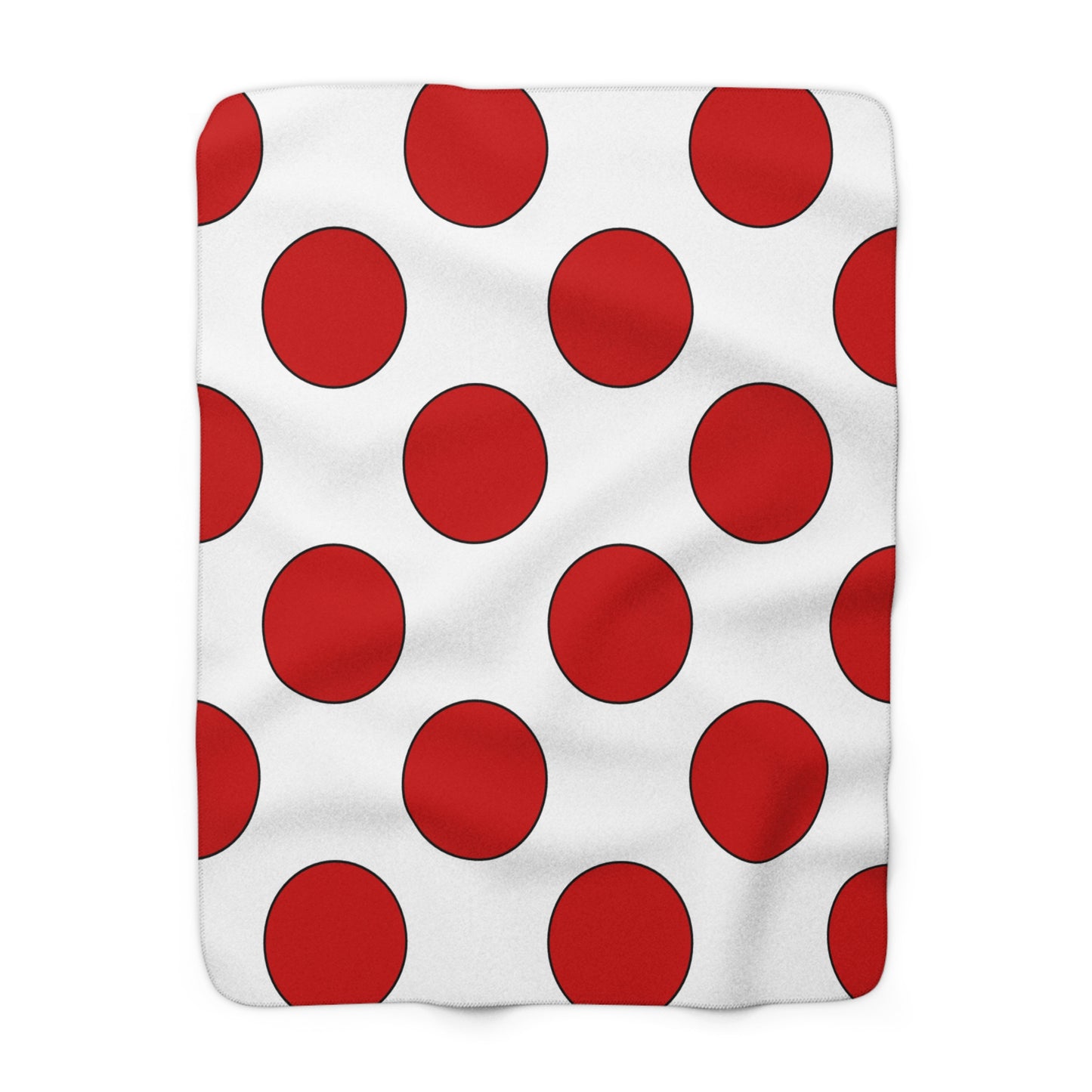 Northern Ireland Retro Polka Dots Blanket Throw